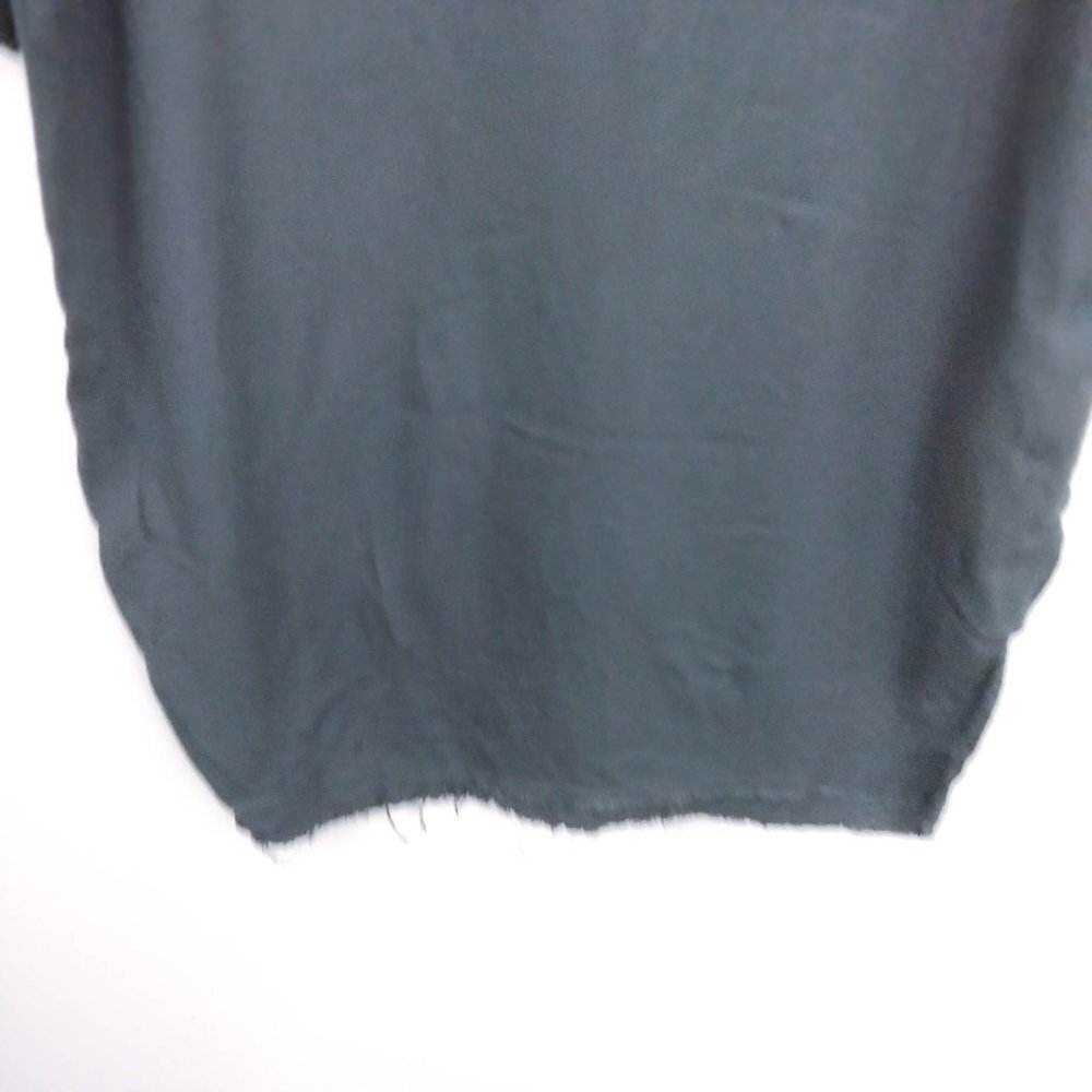 Black Crane Slim Dress Rayon Wool Small - Picture 9 of 10